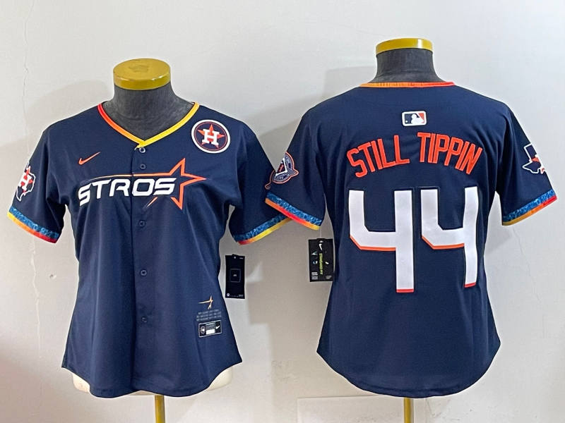 Youth 2025 MLB Houston Astros #44 Alvarez black jersey style 6